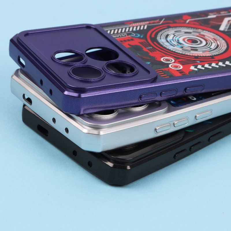 قاب ژله ای طرح دار مگ سیف محافظ لنزدار Xiaomi Poco X6 Pro