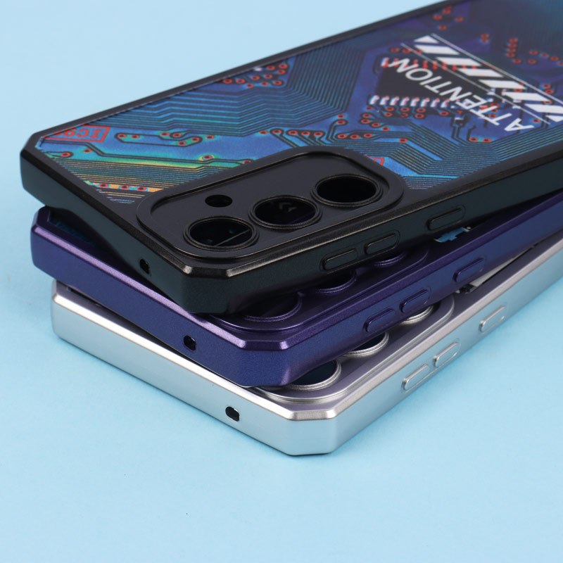 قاب ژله ای طرح دار مگ سیف محافظ لنزدار Samsung Galaxy A55
