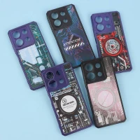 قاب ژله ای طرح دار مگ سیف محافظ لنزدار Xiaomi Poco X6