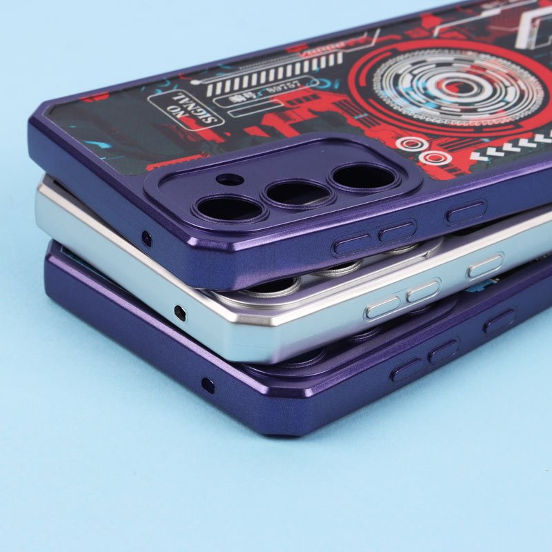 قاب ژله ای طرح دار مگ سیف محافظ لنزدار Samsung Galaxy A35