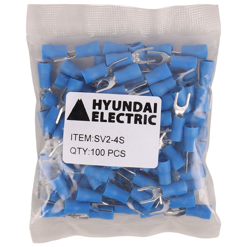 سوکت سرسیم دوشاخ Hyundai Electric SV2-4 بسته 100 عددی