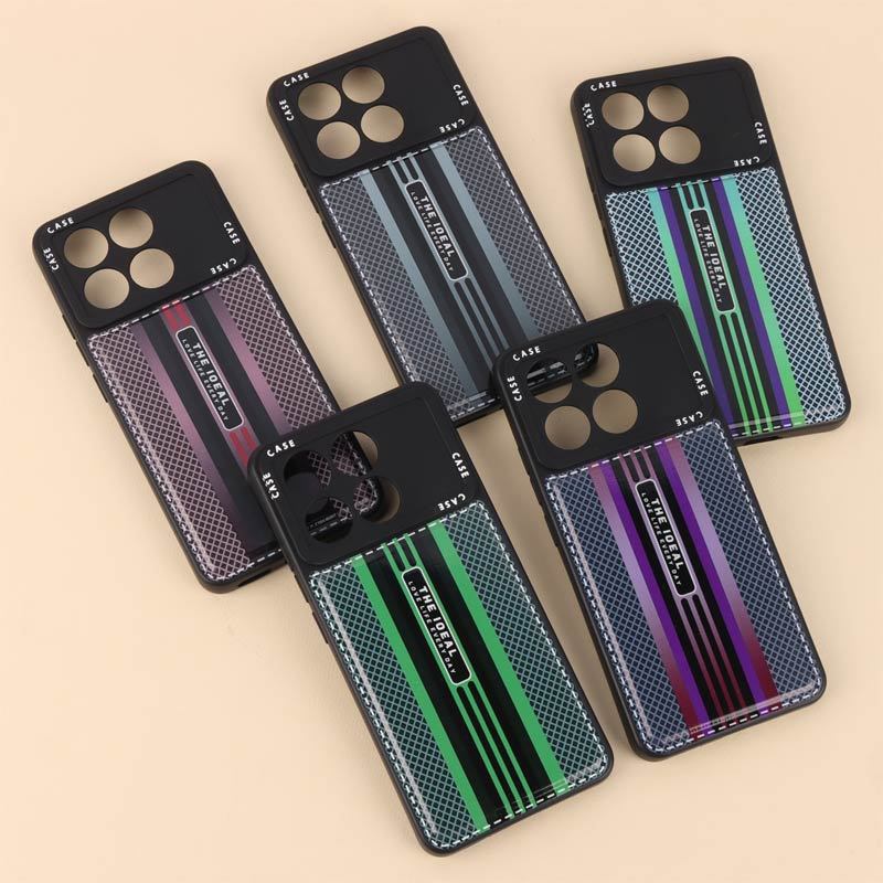 قاب ژله ای Case طرح دوخت محافظ لنزدار Xiaomi Poco X6 Pro