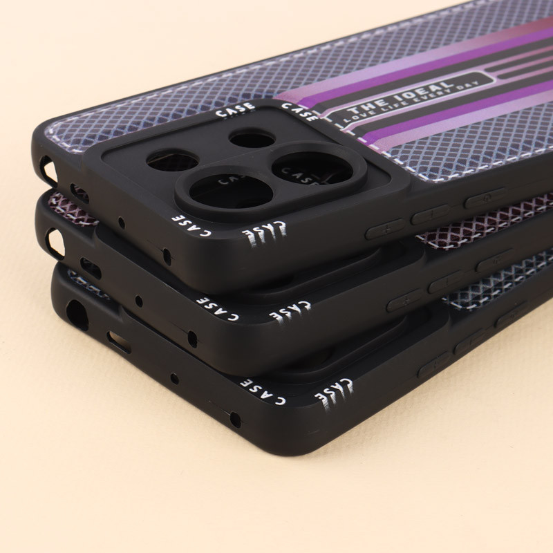 قاب ژله ای Case طرح دوخت محافظ لنزدار Xiaomi Redmi Note 13 Pro 5G
