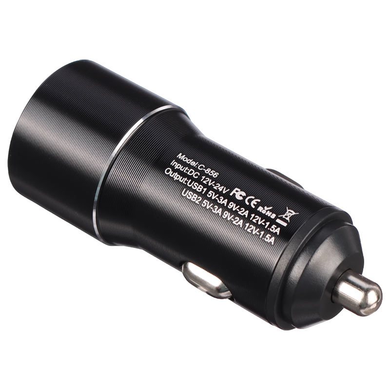 شارژر فندکی فست شارژ Awei C-856 3A QC3.0 PD 18W