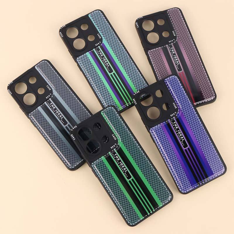 قاب ژله ای Case طرح دوخت محافظ لنزدار Xiaomi Redmi Note 13 4G