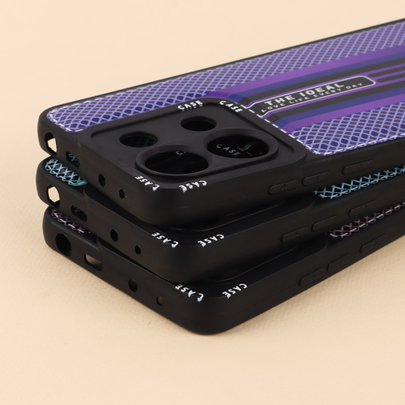 قاب ژله ای Case طرح دوخت محافظ لنزدار Xiaomi Redmi Note 13 4G