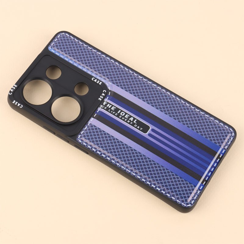 قاب ژله ای Case طرح دوخت محافظ لنزدار Xiaomi Redmi Note 13 Pro 4G