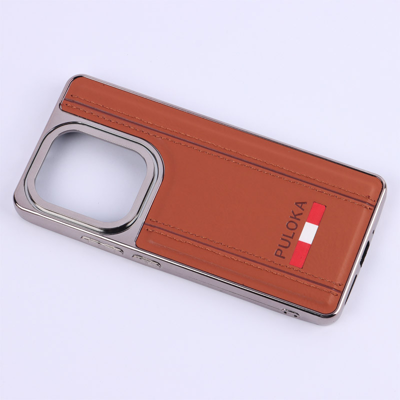 قاب چرمی Puloka طرح دوخت Xiaomi Redmi Note 13 Pro 4G