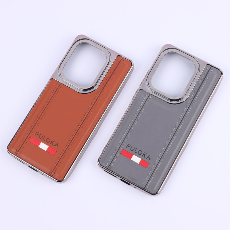 قاب چرمی Puloka طرح دوخت Xiaomi Redmi Note 13 Pro 4G