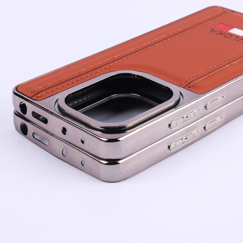 قاب چرمی Puloka طرح دوخت Xiaomi Redmi Note 13 Pro 4G