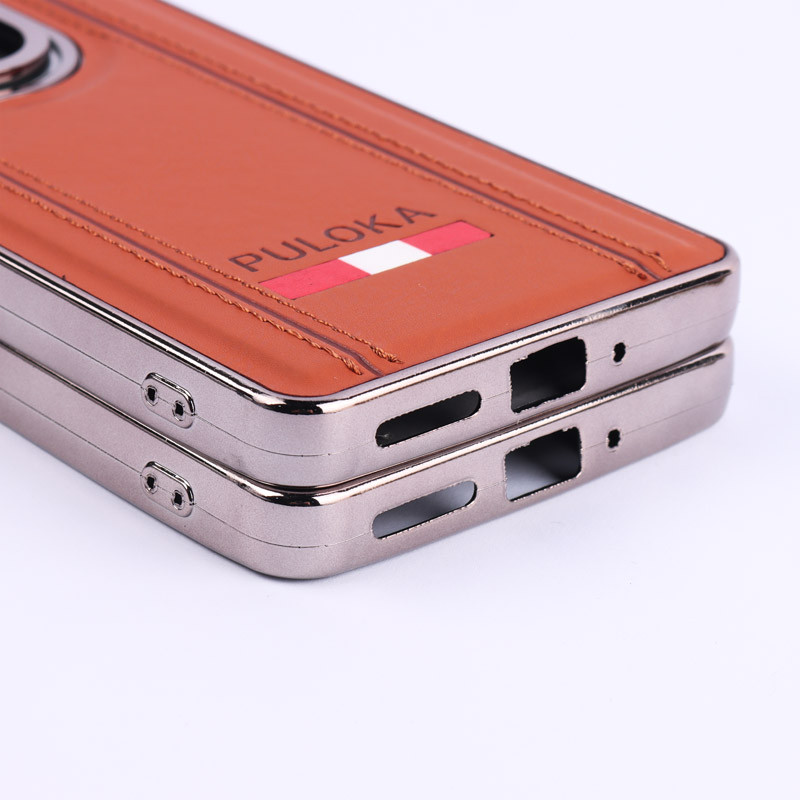 قاب چرمی Puloka طرح دوخت Xiaomi Redmi Note 13 Pro 4G