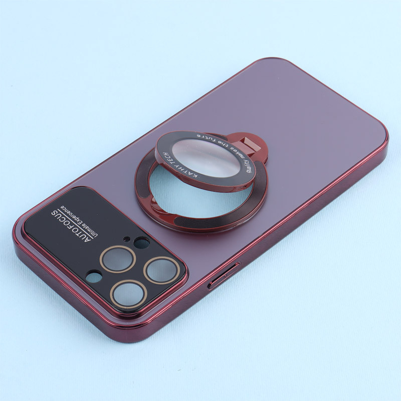 قاب Kathy Tech Auto Focus آیفون iPhone 13 Pro Max استندشو محافظ لنزدار