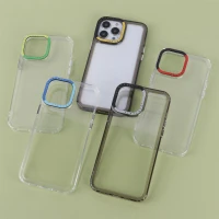 قاب PC پشت شفاف Lucky Case دور رنگی iPhone 13 Pro Max