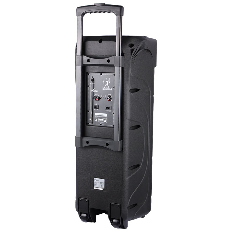 اسپیکر چمدانی بلوتوثی رم و فلش خور Vanmaax MAX-1000 + میکروفون و ریموت کنترل