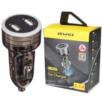 شارژر فندکی فست شارژ Awei C-833 3.1A 15.5W