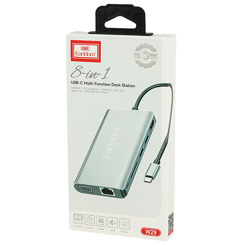 هاب 8 پورت Type-C ارلدام ET-W29