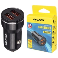 شارژر فندکی فست شارژ Awei C-855 2.4A 12W