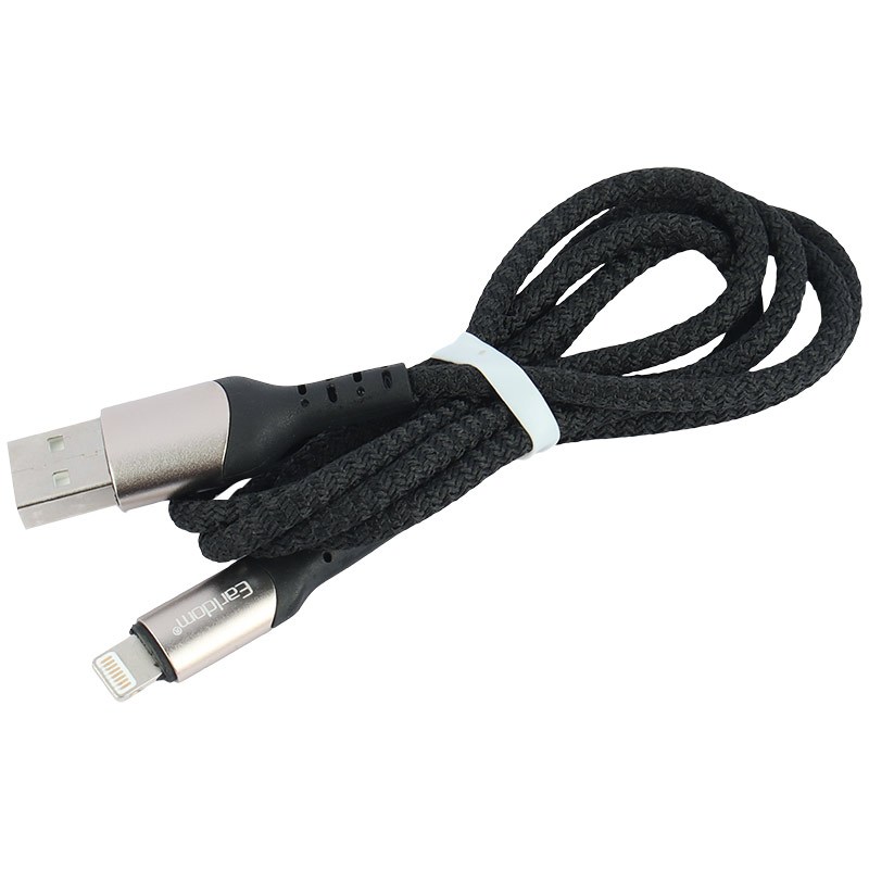 کابل آیفونی فست شارژ Earldom EC-107I 2.4A 1m
