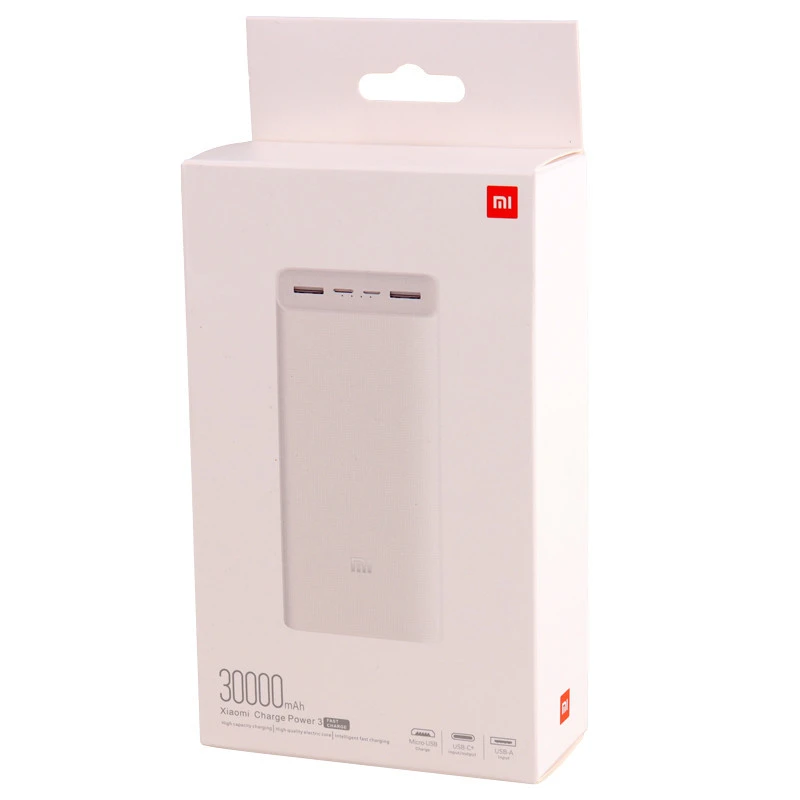 پاور بانک فست شارژ شیائومی Mi Power Bank 3 PB3018ZM Grade A PD 18W High Copy ظرفیت 30000 میلی آمپر ساعت