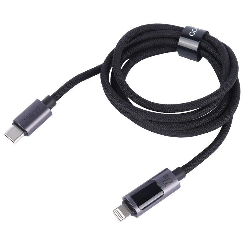 کابل تبدیل فست شارژ Yesido CA157 Type-C To Lightning PD 27W 1.2m
