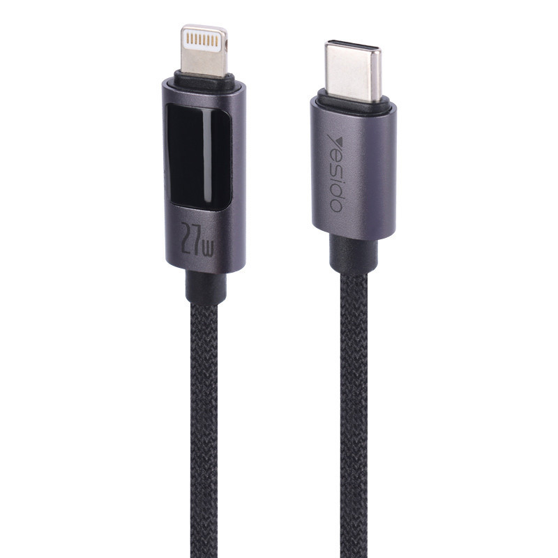 کابل تبدیل فست شارژ Yesido CA157 Type-C To Lightning PD 27W 1.2m