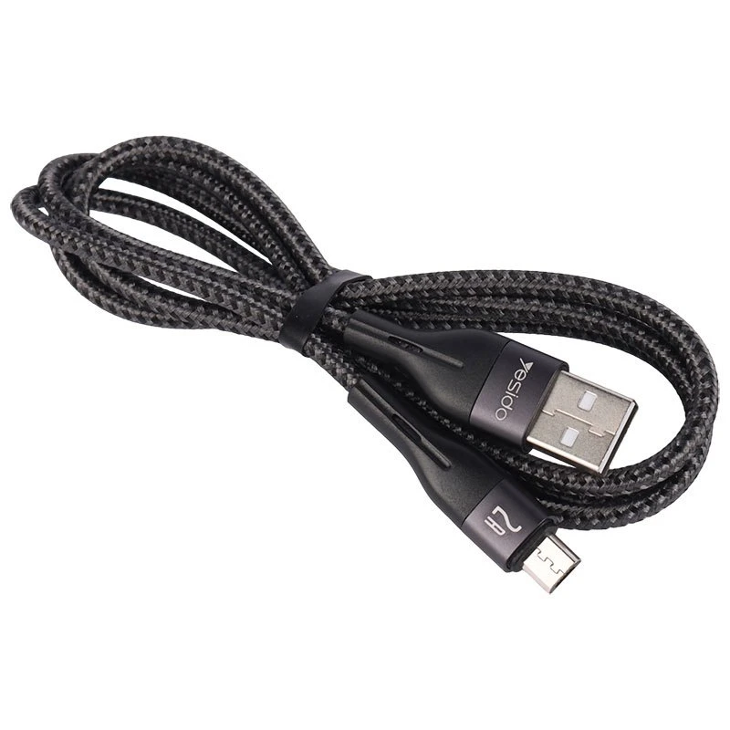کابل میکرو یو اس بی فست شارژ Yesido CA121M 2.4A 1m