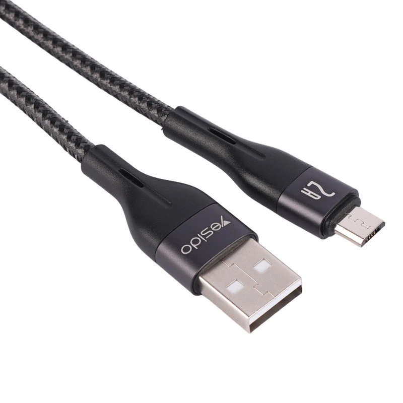 کابل میکرو یو اس بی فست شارژ Yesido CA121M 2.4A 1m