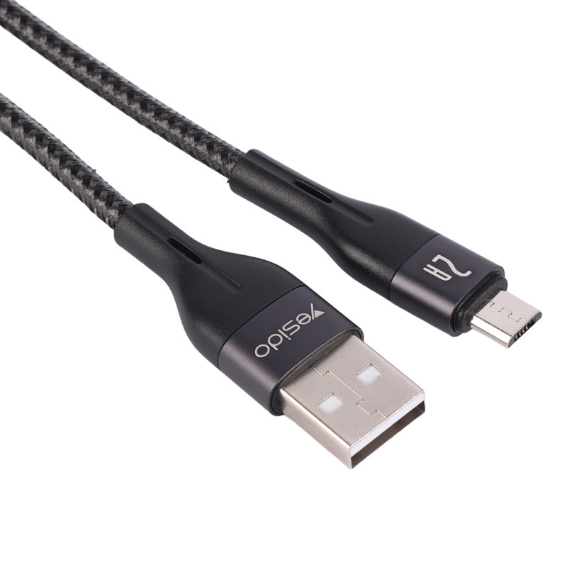کابل میکرو یو اس بی فست شارژ Yesido CA121M 2.4A 1m