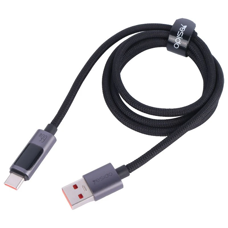 کابل تایپ سی فست شارژ Yesido CA122C 66W QC 1.2m