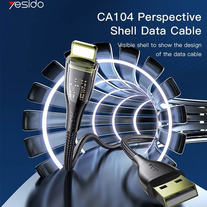کابل تایپ سی فست شارژ Yesido CA104 3A 1.2m