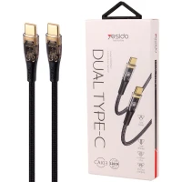 کابل تبدیل فست شارژ Yesido CA103 Type-C To Type-C PD 100W 1.2m