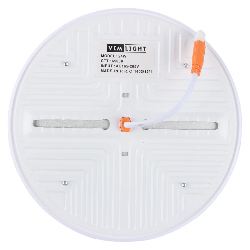 پنل تمام نور روکار گرد 24 وات ویم لایت