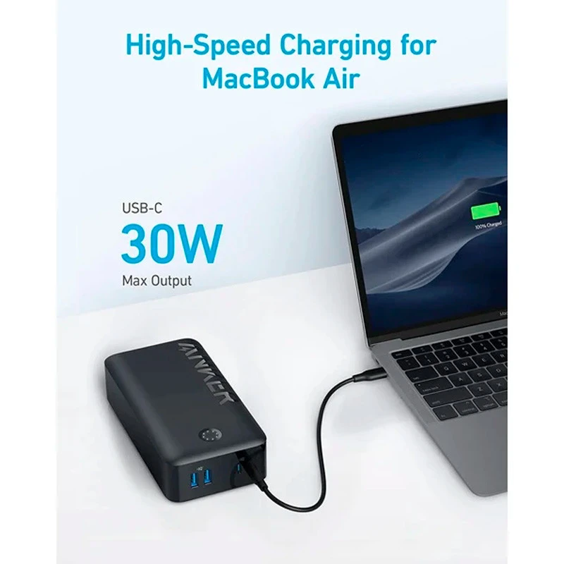 پاور بانک فست شارژ 40000 انکر Anker PowerCore 347 A1377 PD 30W