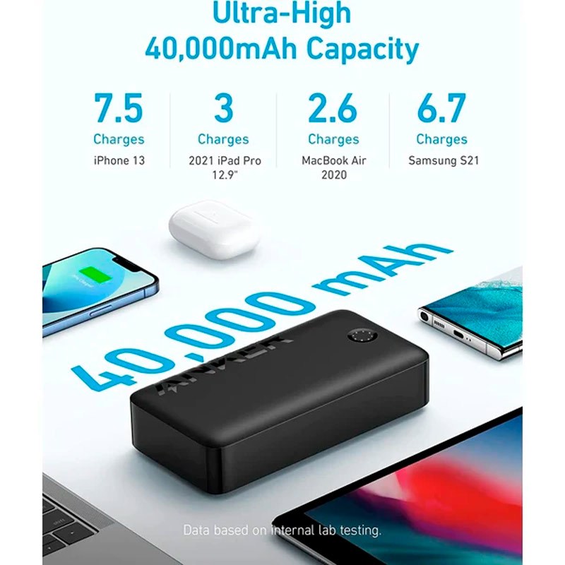 پاور بانک فست شارژ 40000 انکر Anker PowerCore 347 A1377 PD 30W