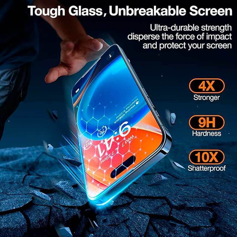 گلس تمام چسب Xmart Magic Glass Box آیفون iPhone 14 Pro