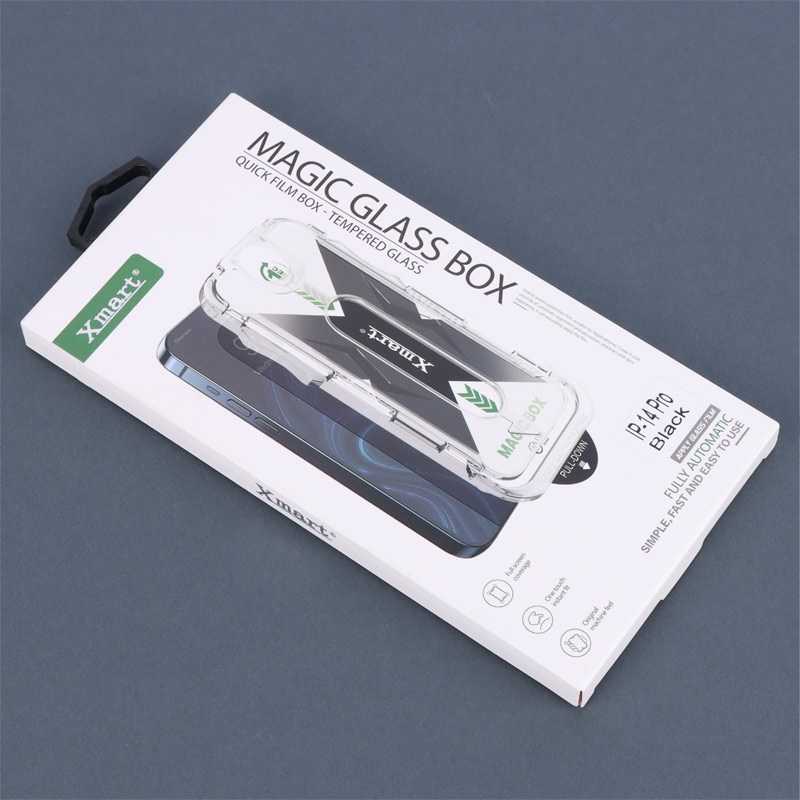 گلس تمام چسب Xmart Magic Glass Box آیفون iPhone 14 Pro