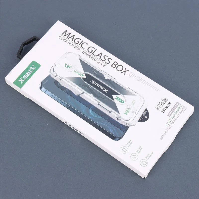 گلس تمام چسب Xmart Magic Glass Box آیفون iPhone 12 Pro Max