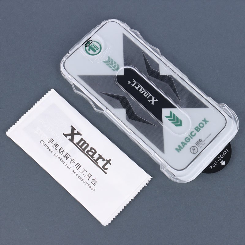 گلس تمام چسب Xmart Magic Glass Box آیفون iPhone 12 Pro Max