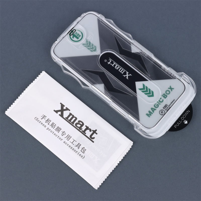 گلس تمام چسب Xmart Magic Glass Box آیفون iPhone 12 / 12 Pro