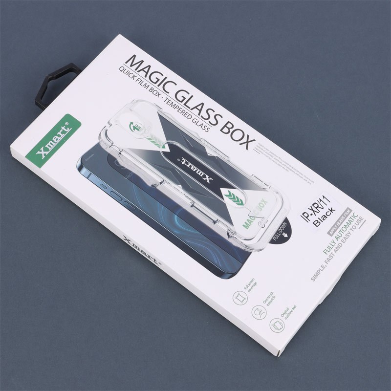 گلس تمام چسب Xmart Magic Glass Box آیفون iPhone 11 / XR