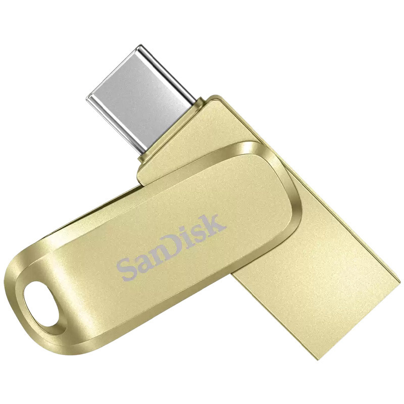 فلش 128 گیگ سن دیسک SanDisk Dual Drive Luxe OTG Type-C USB3.1