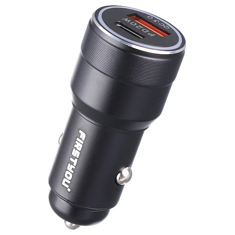 شارژر فندکی فست شارژ Firstyou F024 QC3.0 PD 3A 38W