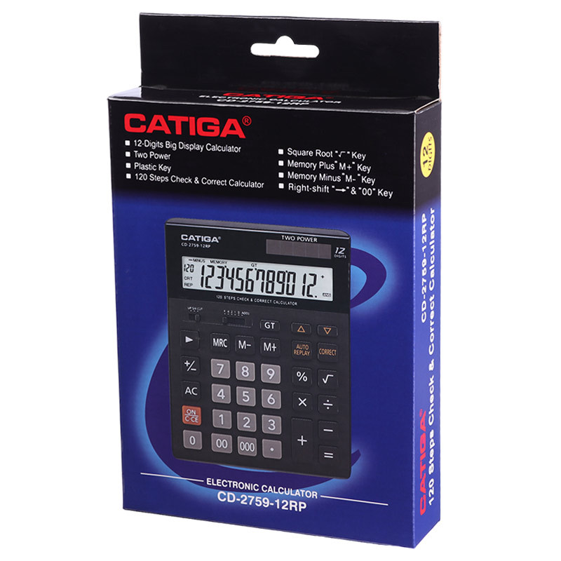 ماشین حساب کاتیگا Catiga CD-2759-12RP