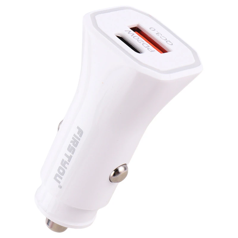 شارژر فندکی فست شارژ Firstyou F053 QC3.0 PD 3A 20W