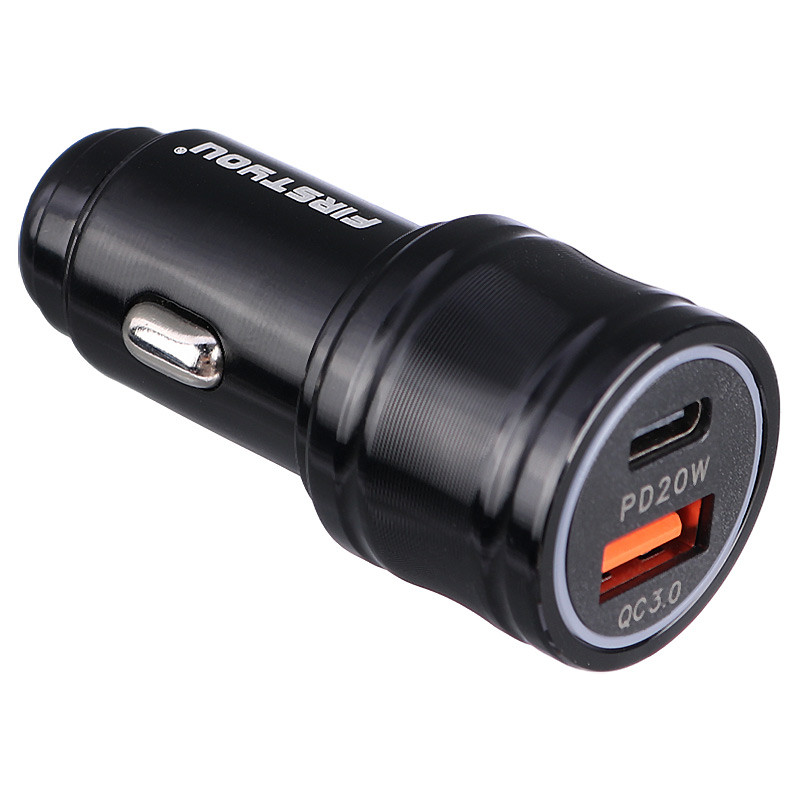 شارژر فندکی فست شارژ Firstyou F026 3A QC3.0 PD 20W