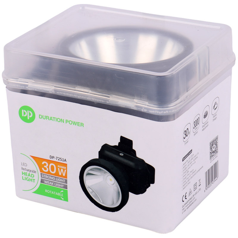 چراغ قوه پیشانی هدلایت شارژی DP.LED DP-7251A