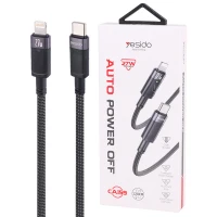 کابل تبدیل فست شارژ Yesido CA159 Type_C To Lightning PD 27W 1.2m