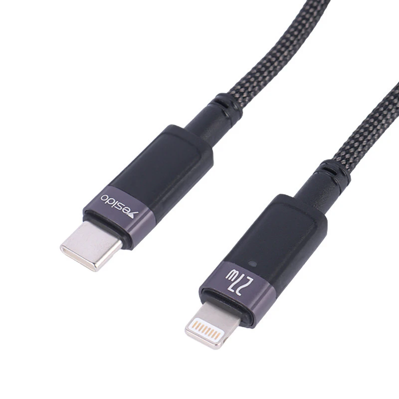 کابل تبدیل فست شارژ Yesido CA159 Type_C To Lightning PD 27W 1.2m