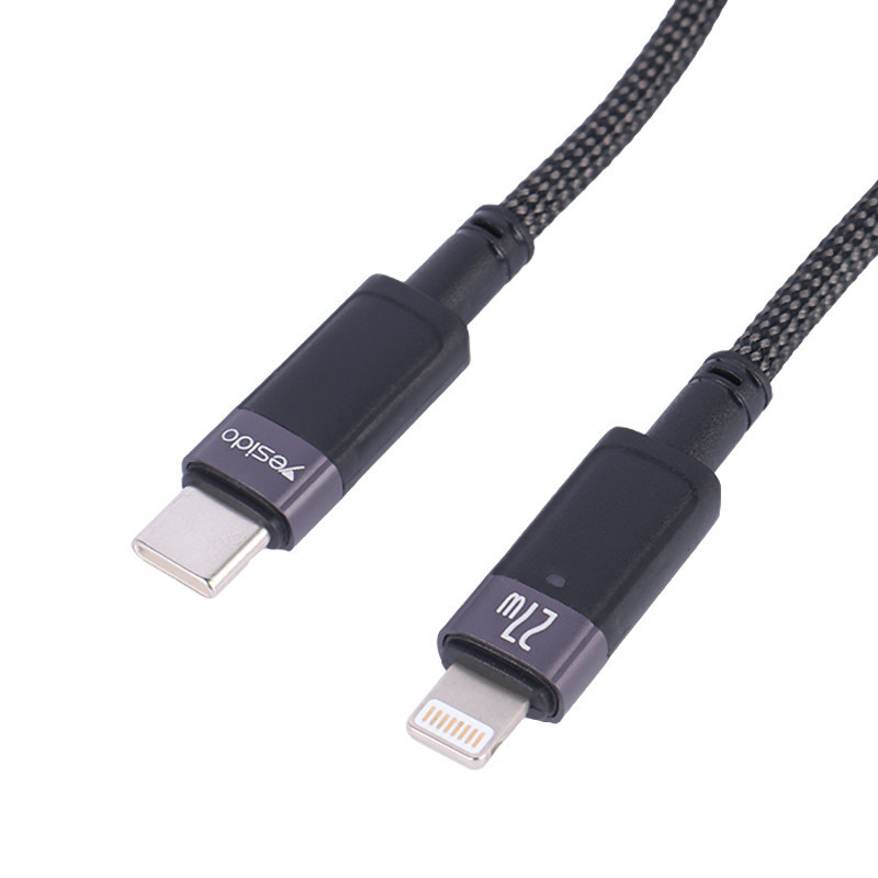 کابل تبدیل فست شارژ Yesido CA159 Type_C To Lightning PD 27W 1.2m