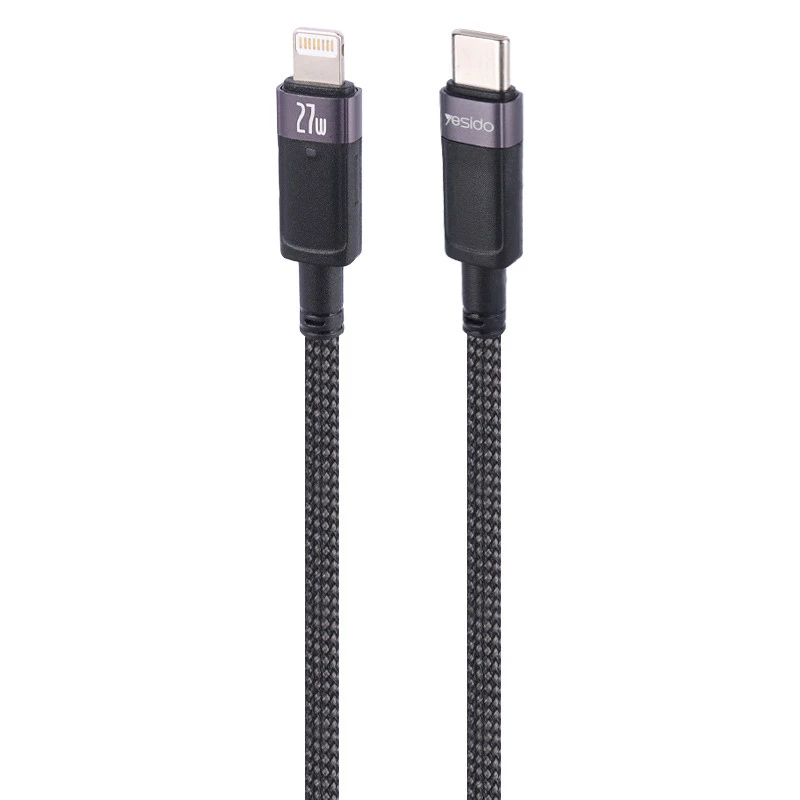 کابل تبدیل فست شارژ Yesido CA159 Type_C To Lightning PD 27W 1.2m